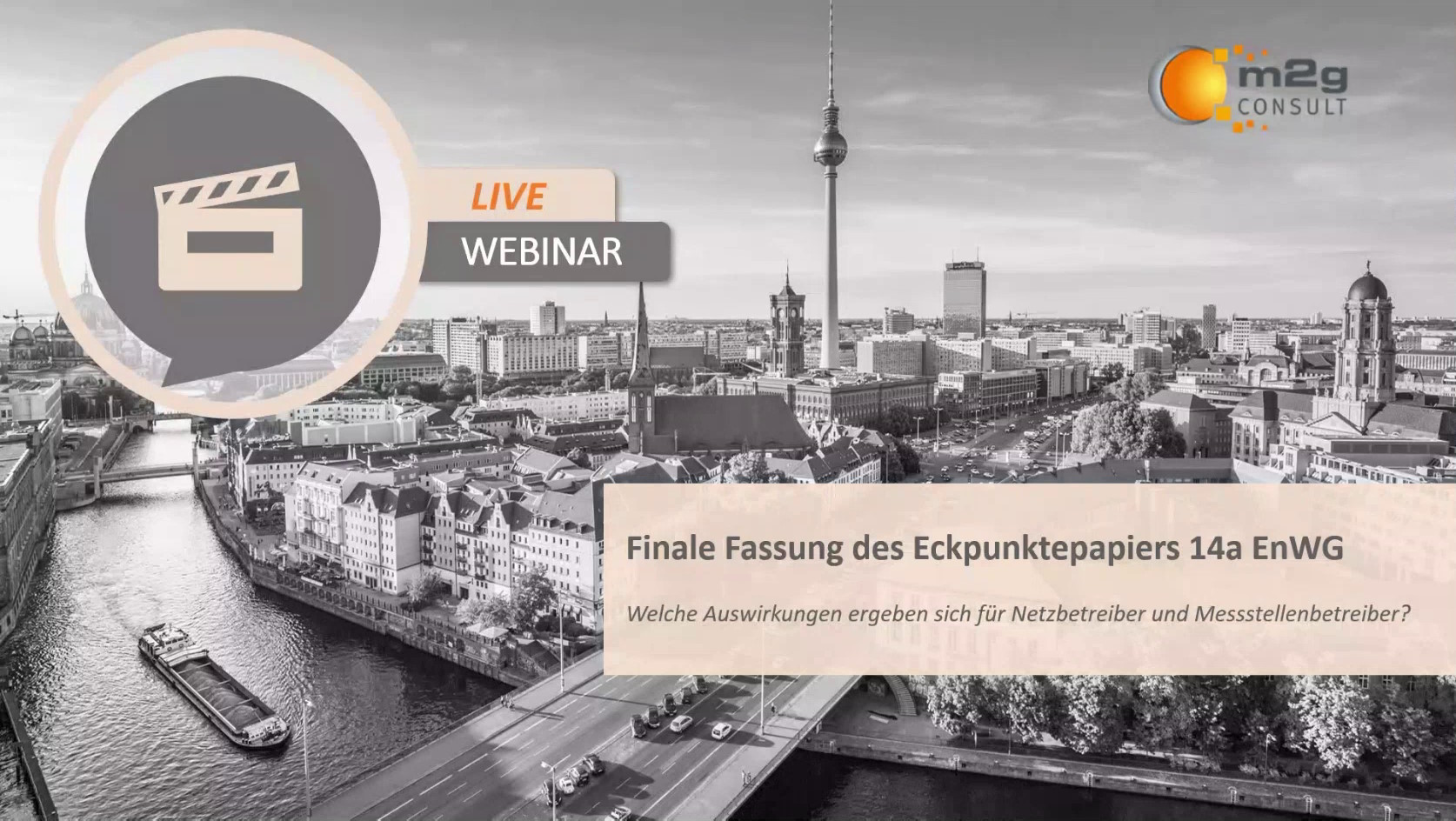 Webinar - Finale Fassung des Eckpunktepapiers 14a EnWG